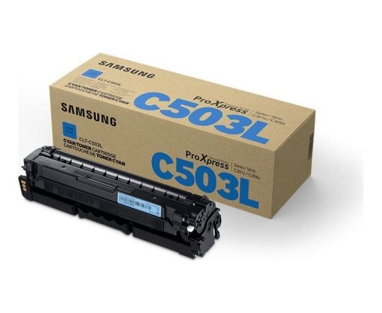 Toner Samsung CLT-C503L Cyan Oryginał  (CLT-C503L/ELS)