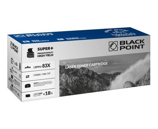 Toner Black Point LBPPH83X Black Zamiennik 83X (LBPPH83X)