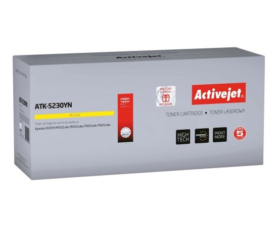 Toner Activejet ATK-5230YN Yellow Zamiennik TK-5230Y (ATK-5230YN     )