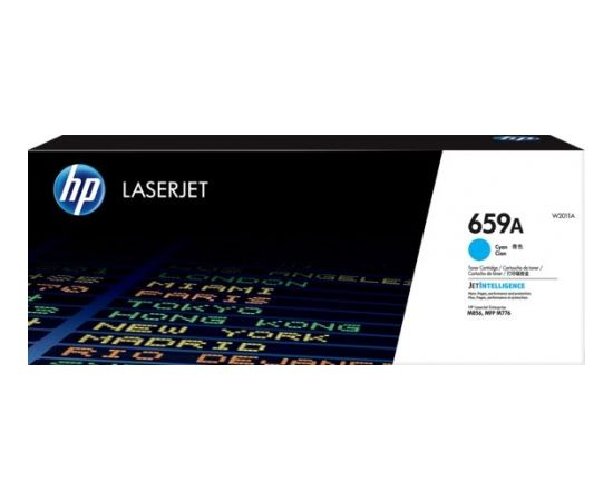 HP Toner cyan M776 659A