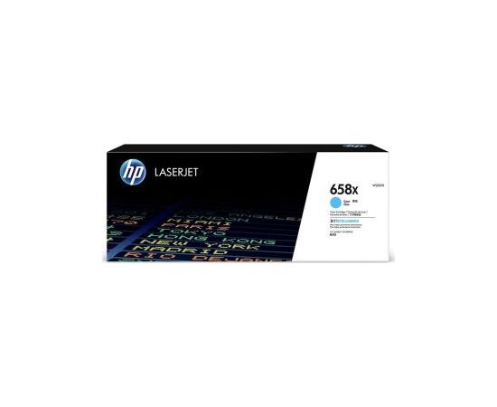 Toner HP 658X Cyan Oryginał  (124510)