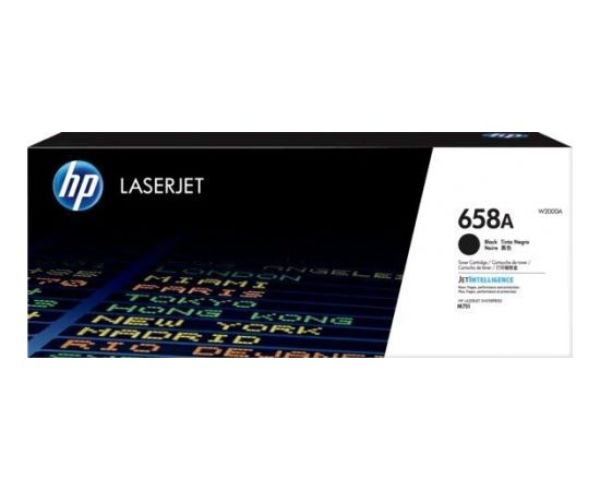 Toner HP 658A Black Oryginał  (W2001A)