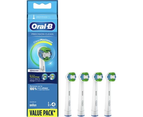 BRAUN el.zobu birstes uzgalis,  4 gab - EB 20RB-4 Uzgaļi elektriskajām zobu birstēm