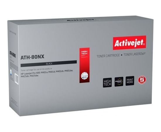 Toner Activejet ATH-80NX Black Zamiennik 80X (ATH80NX)