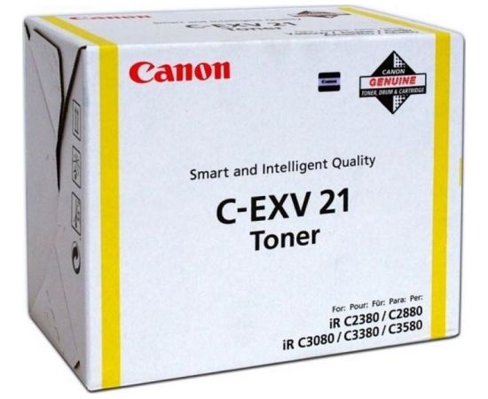 Toner Canon C-EXV21 Yellow Oryginał  (CF2801B002)