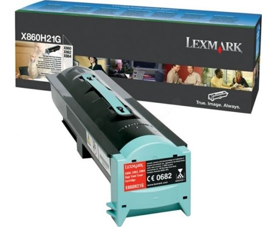 Toner Lexmark X860H21G Black Oryginał  (X860H21G)