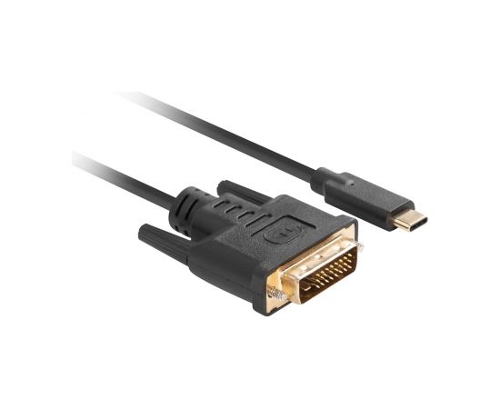 Lanberg CA-CMDV-10CU-0018-BK video cable adapter 1.8 m USB Type-C DVI-D Black