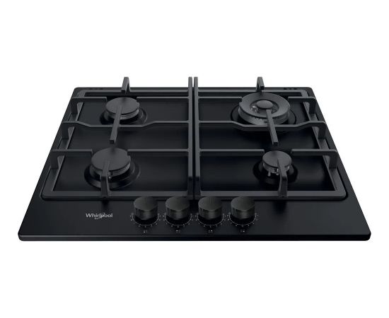 Whirlpool TGML 661 NB 4-burner glass gas hob black