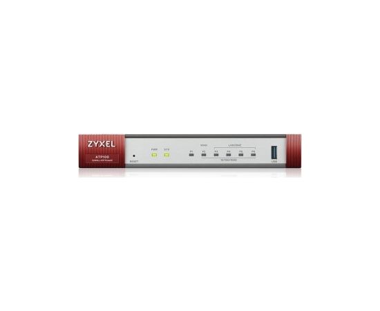 ZYXEL ATP 10/100/1000, VERSION 2, 1*WAN, 4*LAN/DMZ PORTS,1*USB WITH 1 YR BUNDLE (WITHOUT SFP)