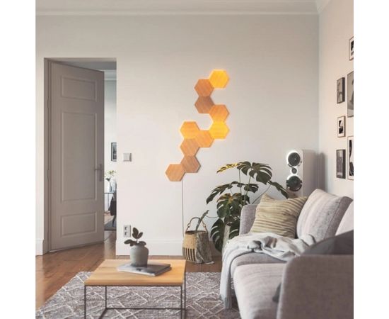 Nanoleaf Elements Wood Look Hexagons Expansion Pack (3 panels)