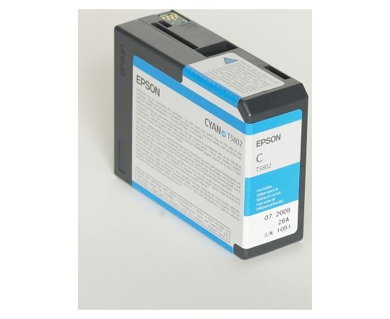 Epson ink cartridge cyan for Stylus PRO 3800, 80ml Epson