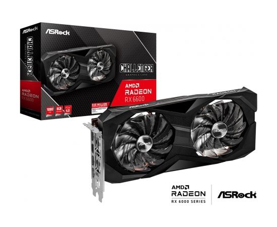 Asrock Challenger RX6600 CLD 8G AMD Radeon RX 6600 8 GB GDDR6