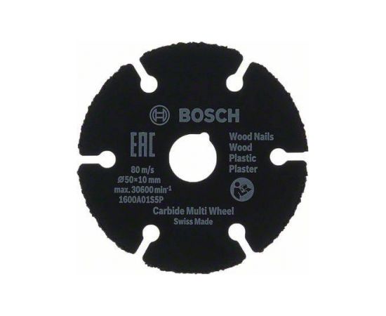 Griešanas disks Bosch 1600A01S5X; 50x1,0x10 mm