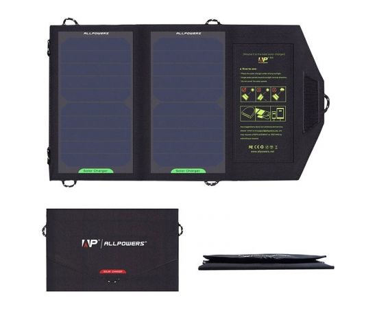 Photovoltaic panel Allpowers AP-SP5V 10W Saules paneļi