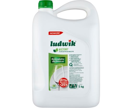 LUDWIK Dishwashing Liquid Mint 5 kg