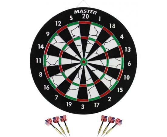 Master Dart 2w1 Dwustronny 45 cm + 6 Rzutek MASTER