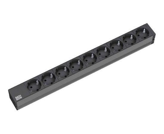 Bachmann 19 inches 1HE 9x way sw Power 2m