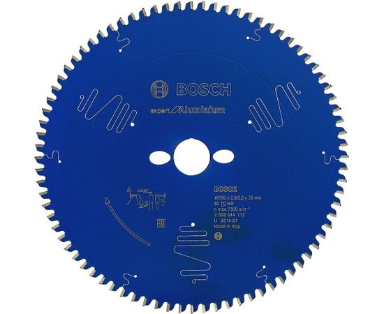 Bosch circular saw blade Expert for Aluminum, O 260mm, 80T
