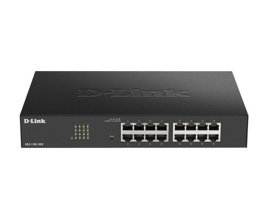 D-Link DGS-1100-24PV2 network switch Managed L2 Gigabit Ethernet (10/100/1000) Power over Ethernet (PoE) Black