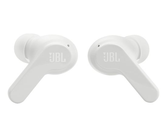 JBL wireless earbuds Wave Beam, white