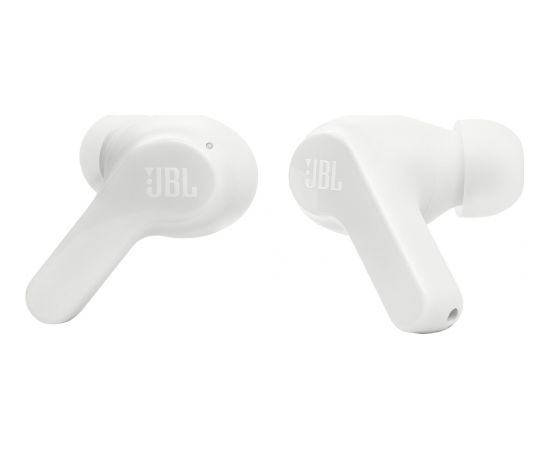 JBL wireless earbuds Wave Beam, white