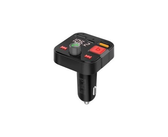 PROMATE PowerTune-30W Bluetooth FM Transmitter QC3.0 / PD30W / USB / Hands-free