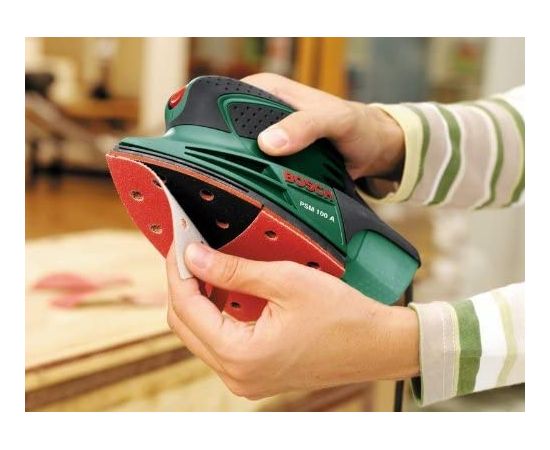 Bosch Multi-sander PSM 100 A (green/black, 100 watts)