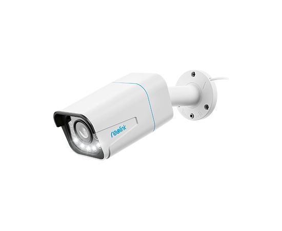 Reolink 4K Smart PoE Camera with Spotlight & Color Night Vision RLC-811A Bullet, 5 MP, Varifocal, Power over Ethernet (PoE), IP66, H.265, MicroSD (Max. 256GB), White