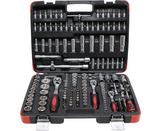 Bgs Technic BGS Instrumentu komplekts Socket Set 1/4",3/8",1/2" Drive 172pc