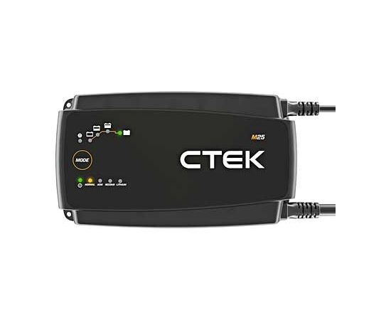 AKUMULATORA LĀDĒTĀJS CTEK M25 EU 12V/25A laivām  AGM, EFB,LiFePO4 Akumulatoru lādētāji, starteri