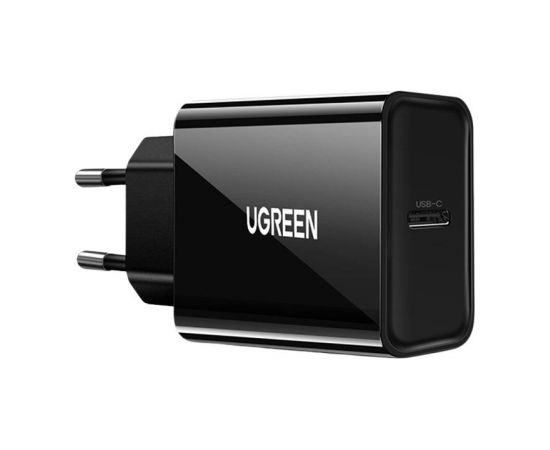 Fast Charger EU UGREEN, USB-C 20W, PD 3.0 (black)