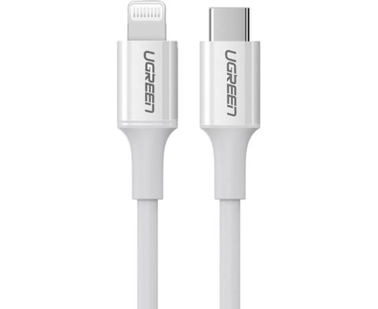 Cable Lightning to USB-C UGREEN 3A US171, 1.5m (white)