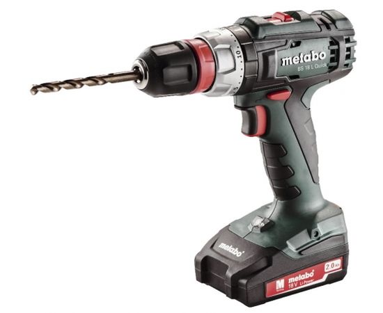 Cordless drill BS 18 L Quick, 13mm, 18V / 2,0Ah, Metabo