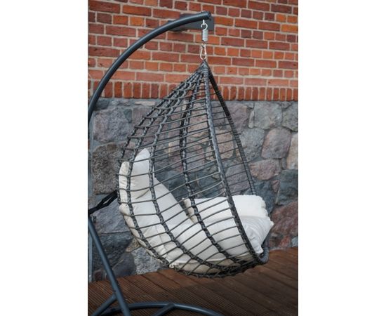 Bello Giardino Pelēks rotangpalmas kokons SPESSO Dārza šūpuļkrēsli