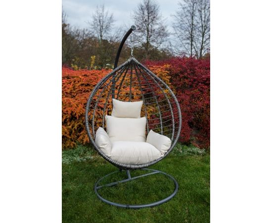 Bello Giardino Pelēks rotangpalmas kokons SPESSO Dārza šūpuļkrēsli