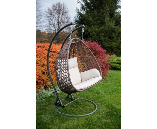 Bello Giardino Divkāršs pakarināms grozs no DOPPIO rotangpalmas Подвесные кресла-качалки