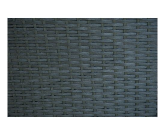 Bello Giardino Divvietīgs dīvāns ar melnu polirotangpalmu Dārza mēbeļu komplekti