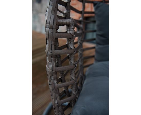 Bello Giardino PIATTO brūns polirotangpalmas iekarināmais krēsls