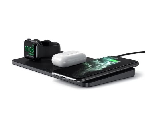 Satechi Trio Wireless Charging Pad Space Gray