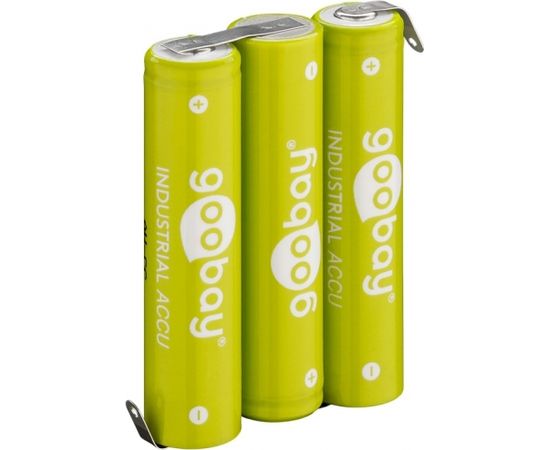 Goobay 3x AAA (Micro) - 800 mAh, Solder tail (Z), (NiMH), 3.6 V