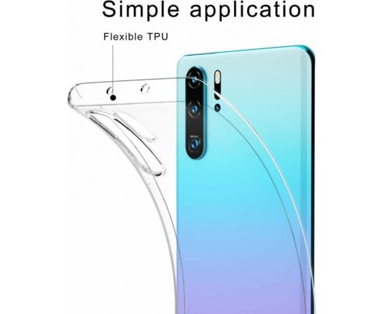 Fusion Ultra Back Case 1 mm Прочный Силиконовый чехол для Huawei Nova Y70 Прозрачный