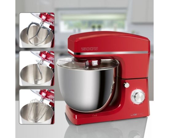 Food processor KM 3765 CLATRONIC red