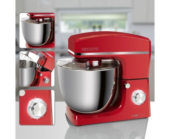 Food processor KM 3765 CLATRONIC red