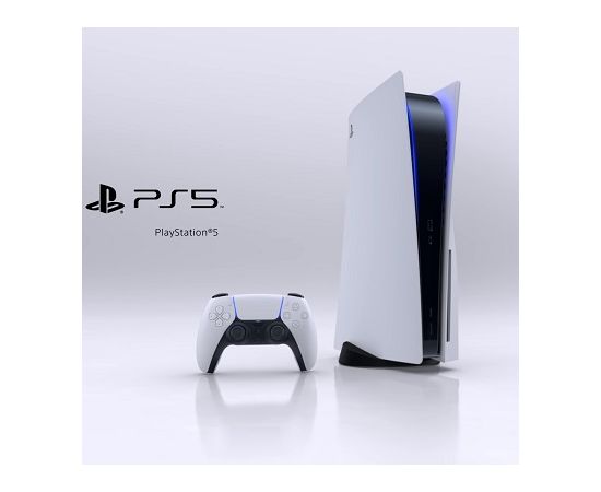 Sony PS5 PlayStation 5 4K Wi-Fi 825GB SSD Blu-Ray Disk Edition Console White Spēļu konsole