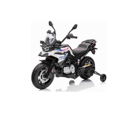 Elektriskais motocikls BMW F850GS, balts