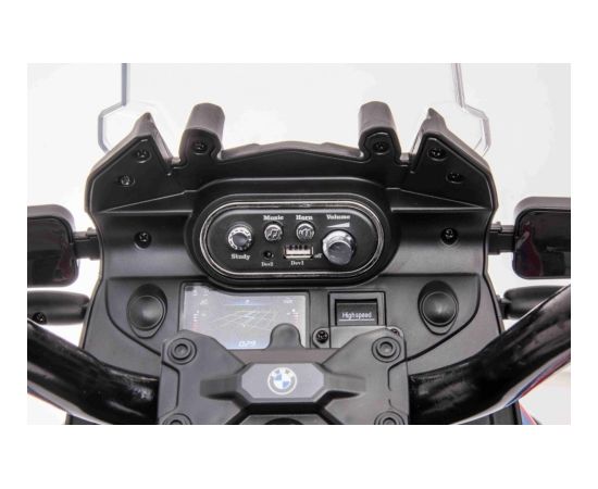 Elektriskais motocikls BMW F850GS, balts
