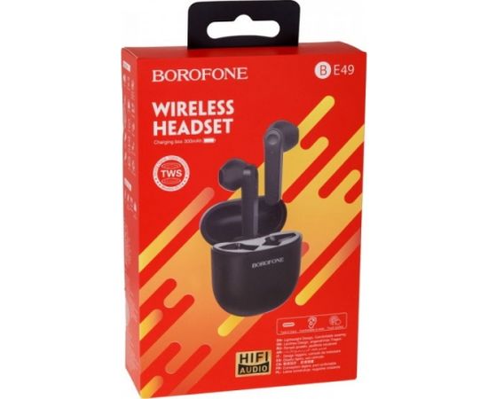 Беспроводные наушники Borofone BE49 TWS черный