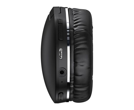 Baseus Wireless Bluetooth 5.3 Over-Ear Headphones Encok D02 Pro with Microphone, Black