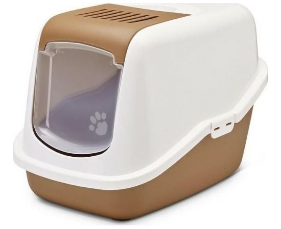 Savic Nestor Litter Box Brown kaķu pakaišu kaste