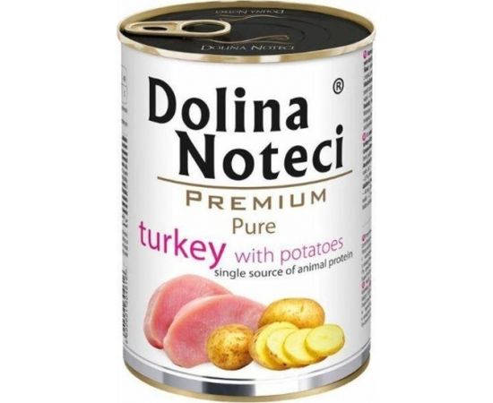 Dolina Noteci DOLINA NOTECI PIES PURE 400g indyk z ziemniakami PUSZKA /12